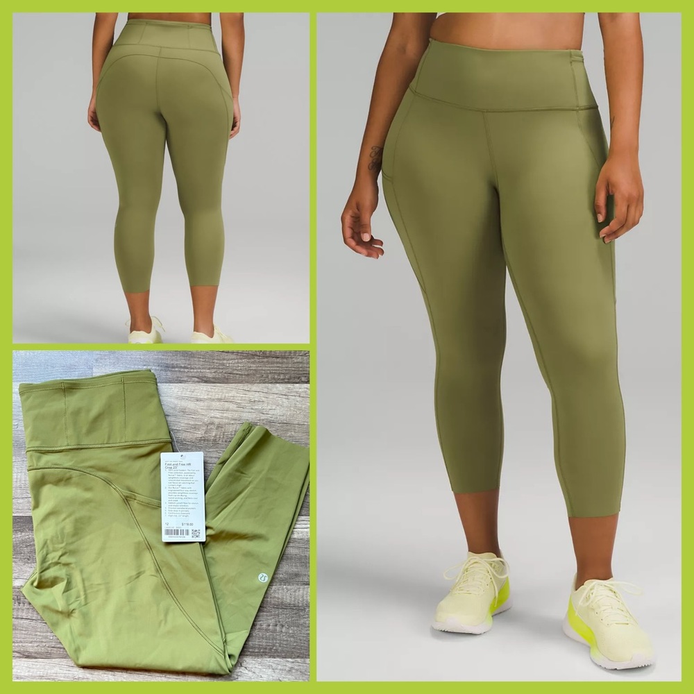 Lululemon Fast and Free HR Crop 23”